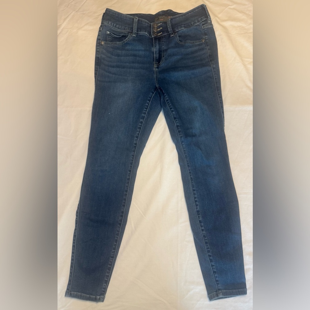 Torrid Dark Blue Skinny Jeans